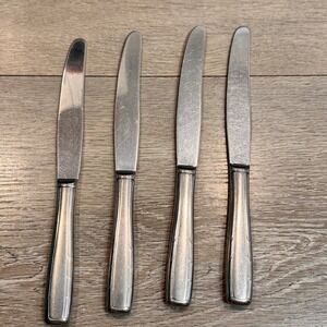 Vintage Imperial Stainless Steel Flatware Knives Set of 4 Lady Duff Dinner‎